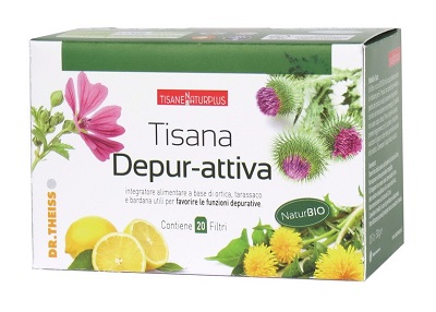 NATURPLUS TISANA DEPUR-ATTIVA 20 FILTRI - farmachicca
