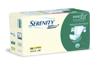PANNOLONE PER INCONTINENZA SERENITY INNOFIT PREMIUM SOFTDRY+ EXTRA M 30 PEZZI - farmachicca