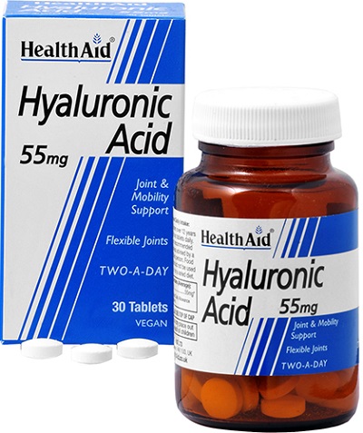 ACIDO IALURONICO HYALURONIC ACID 55MG 30 COMPRESSE - farmachicca