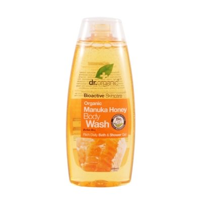 DR ORGANIC MANUKA HONEY MIELE DI MANUKA BODY WASH DETERGENTE CORPO 250 ML - farmachicca