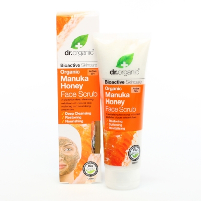 DR ORGANIC MANUKA HONEY FACE SCRUB 125 ML - farmachicca