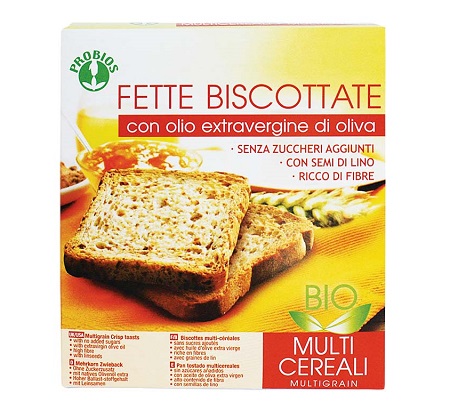 FETTE BISCOTTATE AI CEREALI SENZA ZUCCHERO 270 G - farmachicca