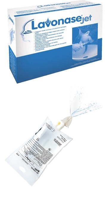 IRRIGATORE NASALE LAVONASE CON SOLUZIONE FISIOLOGICA 6 PEZZI - farmachicca