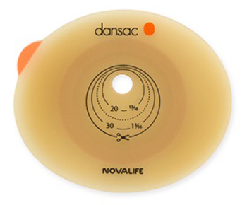 PLACCA PER COLO ILEO ED UROSTOMIA DANSAC NOVALIFE2 70MM RITAAGLIABILE 10-62 - farmachicca