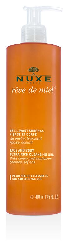 NUXE REVE DE MIEL GEL DETERGENTE VISO E CORPO 400 ML - farmachicca
