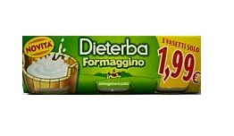 DIETERBA OMOGENEIZZATO FORMAGGINO 3 PEZZI 80 G - farmachicca