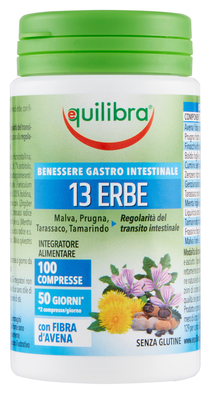 13 ERBE CON FIBRA 100 COMPRESSE - farmachicca