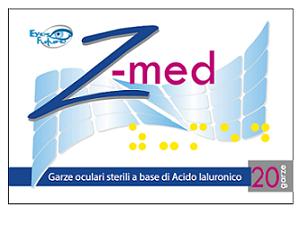 GARZA OCULARE Z MED MEDICATA CON ACIDO IALURONICO STERILE 20 BUSTE - farmachicca