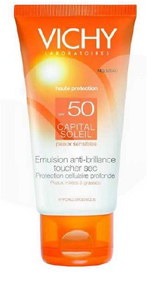IDEAL SOLEIL VISO DRY TOUCH SPF50 50 ML - farmachicca