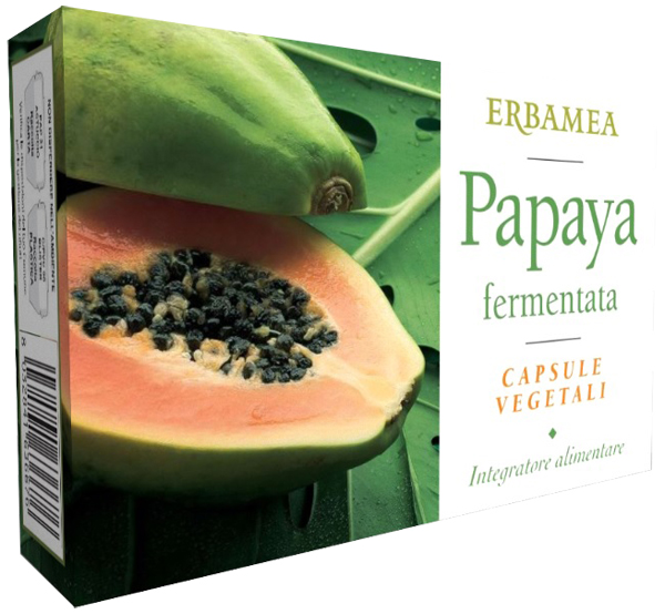 PAPAYA FERMENTATA 24 CAPSULE VEGETALI DA 493 MG - farmachicca