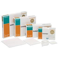 MEDICAZIONE STERILE IN FIBRE DI CELLULOSA ETILSOLFONATA GELIFICANTE DURAFIBER 5X5CM 10 PEZZI - farmachicca