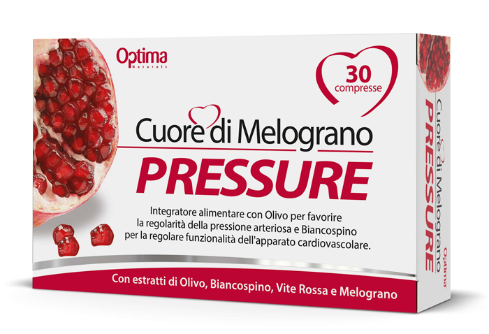 CUORE DI MELOGRANO PRESSURE 30 COMPRESSE 1 G - farmachicca