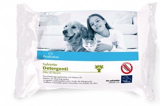 ORME NATURALI SALVIETTINE DETERGENTI ALL'OLIO DI NEEMM 20 PEZZI - farmachicca