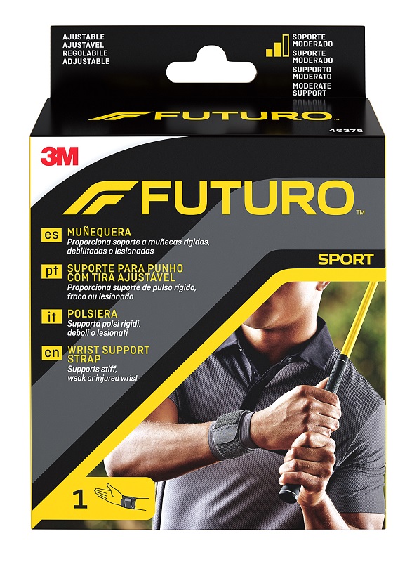 POLSINO ELASTICO UNIVERSALE FUTURO SPORT NERO - farmachicca