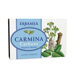 CARMINA CARBONE 24 CAPSULE VEGETALI 12 G - farmachicca