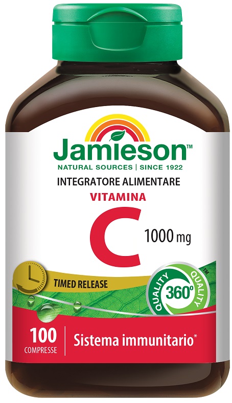 JAMIESON VITAMINA C 1000 TIMED RELEASE 100 COMPRESSE BARATTOG - farmachicca