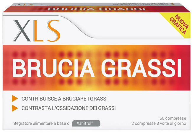 XLS BRUCIA GRASSI 60 COMPRESSE - farmachicca