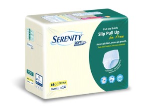 PANNOLONE A MUTANDINA SERENITY PULL UP BE FREE SD EXTRA SMALL 14 PEZZI - farmachicca