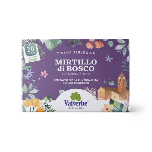 TISANA MIRTILLO DI BOSCO BIO 20 FILTRI - farmachicca