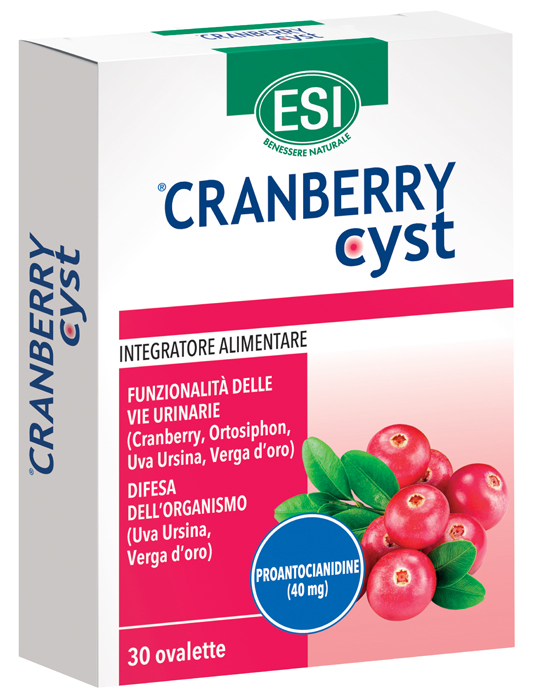 ESI CRANBERRY CYST 30 OVALETTE - farmachicca