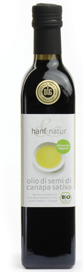HANF&NATUR CANAPA OLIO DI SEMI BIO 500 ML - farmachicca