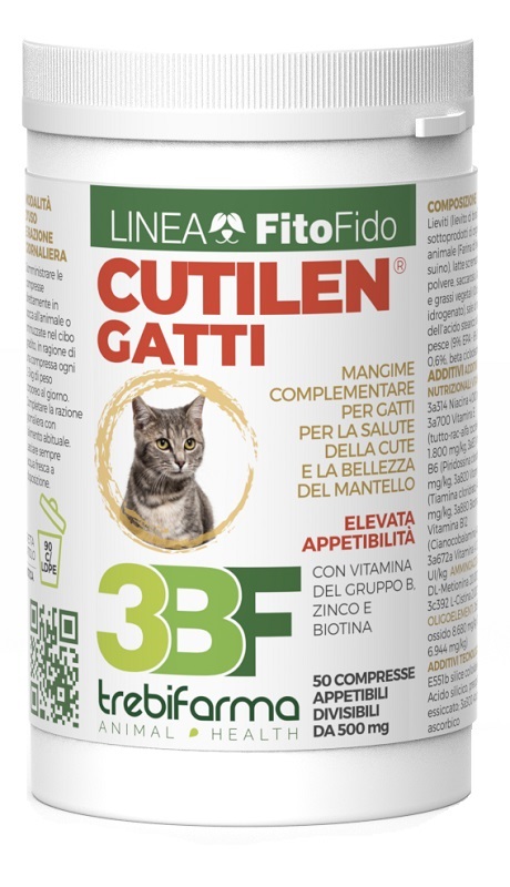CUTILEN GATTI 50 COMPRESSE BARATTOLO 25 G - farmachicca