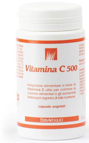 VITAMINA C500 100 CAPSULE PILLOLIERA 67 G - farmachicca