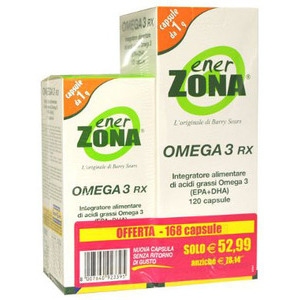 ENERZONA OMEGA 3 RX 120+48 CAPSULE OFFERTA CONVENIENZA - farmachicca