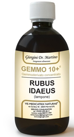 GEMMO 10+ GEMMODERIVATO CONCENTRATO LIQUIDO ANALCOLICO RUBUS IDEAUS LAMPONE 500 ML - farmachicca