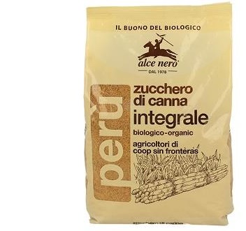 ZUCCHERO DI CANNA INTEGRALE AMERICA LATINA 500 G - farmachicca