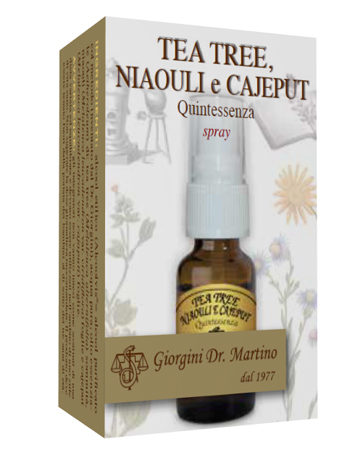 TEA TREE NIAOULI E CAJEPUT QUINTESSENZA SPRAY 15 ML - farmachicca