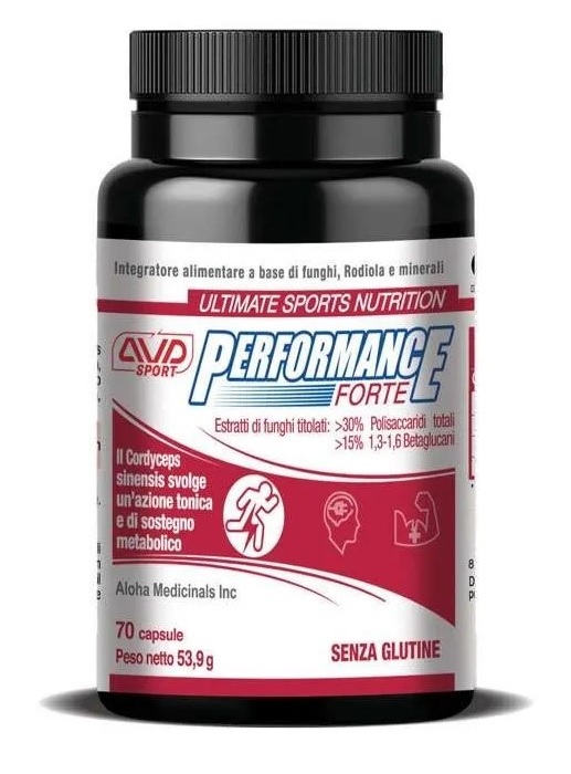 PERFORMANCE FORTE 70 CAPSULE FLACONE 53,9 G - farmachicca