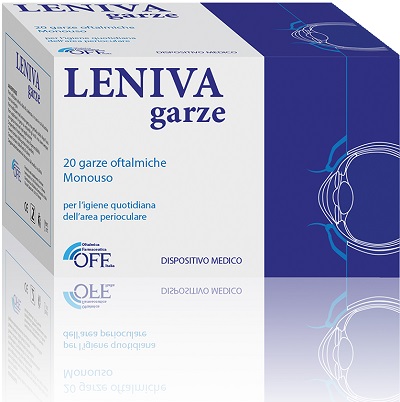 LENIVA GARZE OFTALMICHE 20 PEZZI - farmachicca