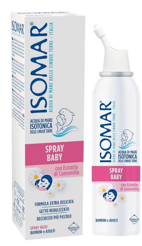 ISOMAR SPRAY BABY CON CAMOMILLA 100 ML - farmachicca