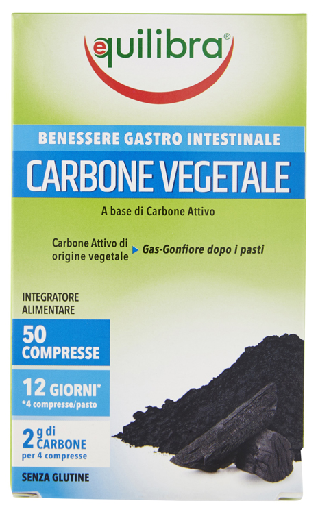 CARBONE VEGETALE 50 COMPRESSE - farmachicca