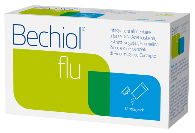 BECHIOL FLU 12 BUSTINE STICK PACK - farmachicca