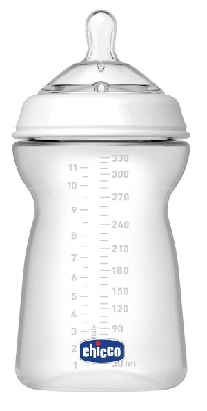 CHICCO BIBERON NATURAL FEEL 6 MESI+330 ML VELOCE - farmachicca