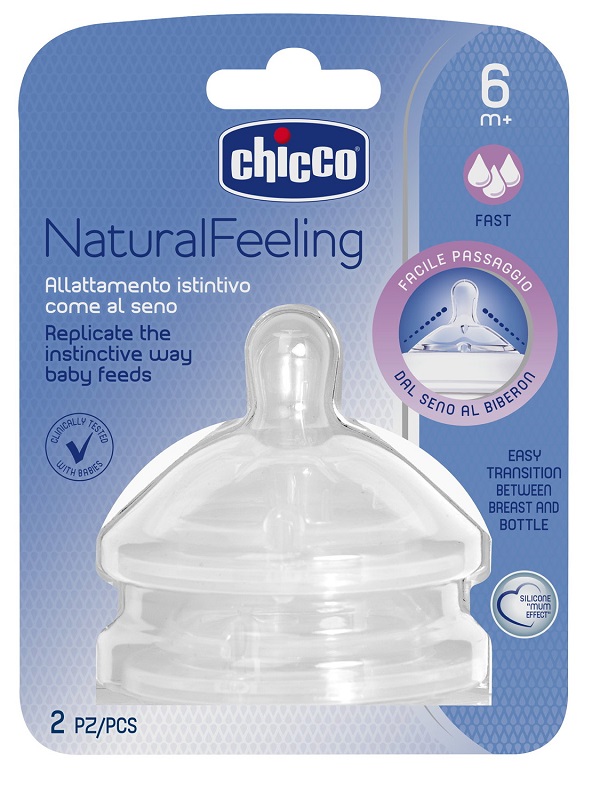 CHICCO TETTARELLA STEPUP NEW 6M+ FLUSSO VELOCE - farmachicca