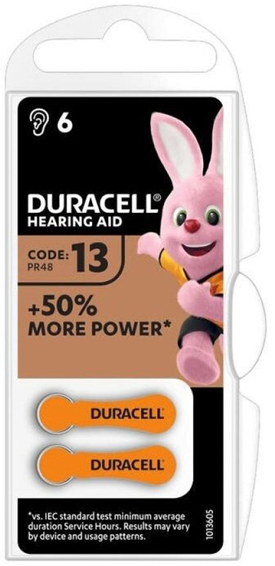 DURACELL EASY TAB 13 ARANCIO BATTERIA PER APPARECCHIO ACUSTICO - farmachicca