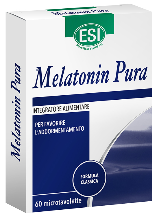 ESI MELATONIN PURA 60 MICROTAVOLETTE - farmachicca