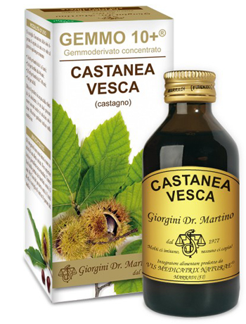 CASTAGNO LIQUIDO ANALCOLICO GEMMO 10+ 100 ML - farmachicca