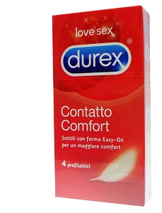 PROFILATTICO DUREX CONTATTO COMFORT 4 PEZZI - farmachicca