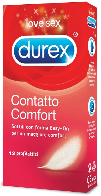 PROFILATTICO DUREX CONTATTO COMFORT 12 PEZZI - farmachicca