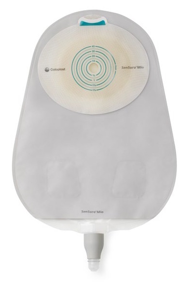 SACCA UROSTOMIA SENSURA MIO SISTEMA A UN PEZZO CON APERTURA ISPEZIONABILE MAXI OPACA 10-45 MM 30 PEZZI - farmachicca