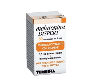 MELATONINA DISPERT 1MG DI MELATONINA 60 COMPRESSE - farmachicca