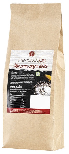 REVOLUTION MIX PANE PIZZA E IMPASTI LIEVITATI 1KG - farmachicca