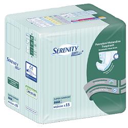 PANNOLONE PER INCONTINENZA A MUTANDINA SERENITY SOFT DRY+ ALOE MEDIUM SUPERCOMFORT 15 PEZZI FARMABILITY - farmachicca