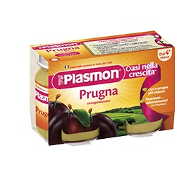 PLASMON OMOGENEIZZATO PRUGNA 2 X 104 G - farmachicca