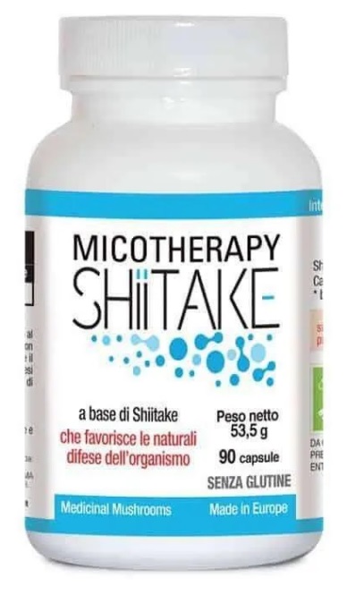 MICOTHERAPY SHIITAKE 90 CAPSULE FLACONE 53,50 G - farmachicca