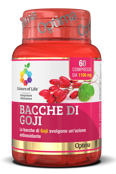 COLOURS OF LIFE BACCHE DI GOJI 60 COMPRESSE 1100 MG - farmachicca
